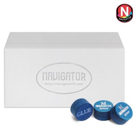 Наклейка для кия Navigator Blue Impact Snooker ø11мм Medium 1шт.