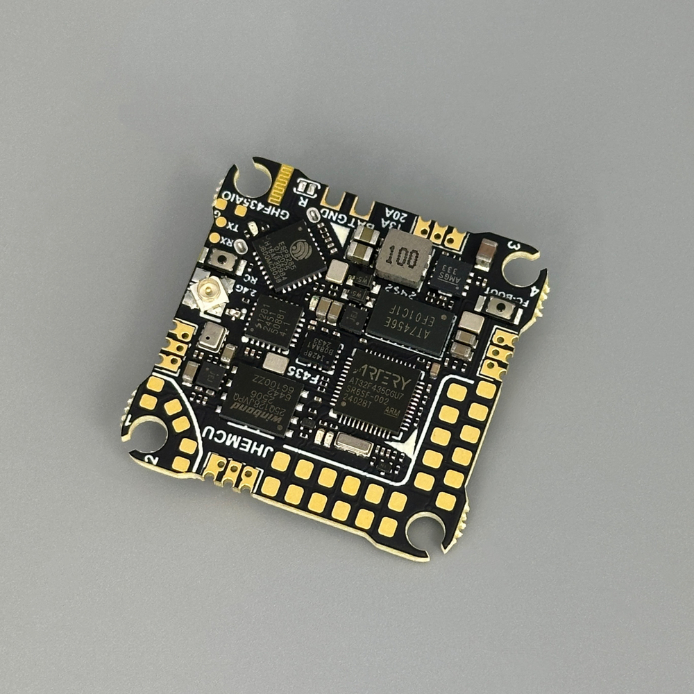 Полетный контроллер JHEMCU GHF435AIO 2-4S 20A w/ Built-in 2.4G ELRS (IPEX)