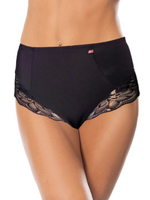 Высокие трусики с кружевом S10 (Размер: 3 размер) (Цвет: телесный)