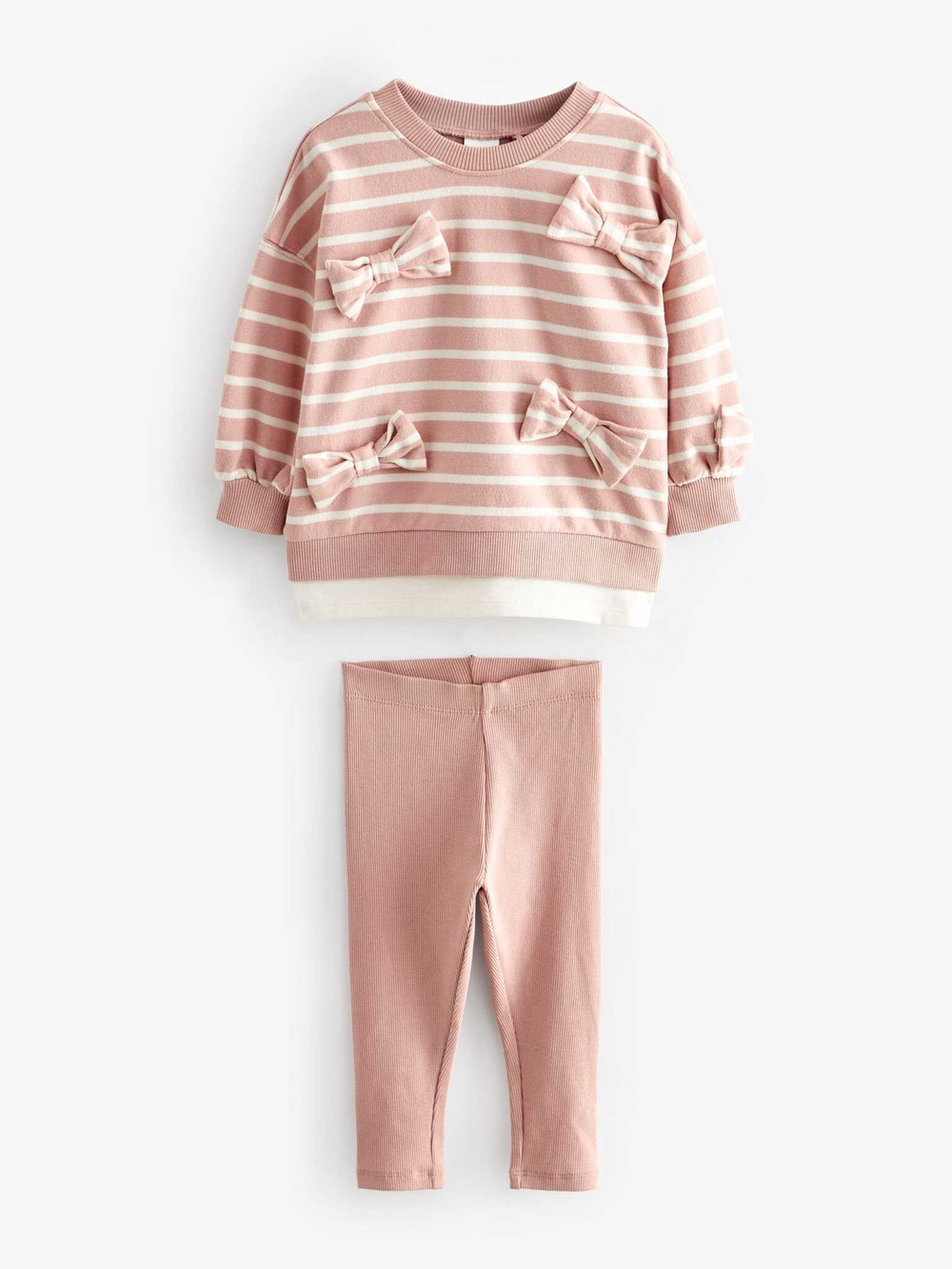 Толстовка и легинсы в комплекте для девочки Next 386-167, Розовый