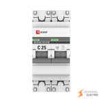 Автоматический выключатель 2P 25А (C) 4,5kA ВА 47-63 EKF PROxima