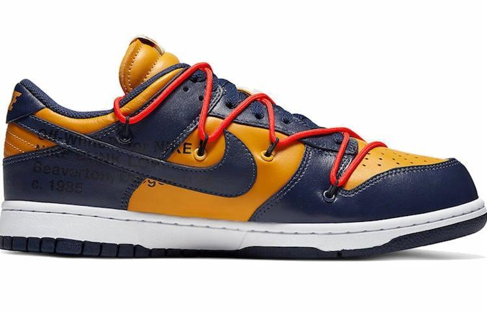 Кроссовки Off-White X Nike Dunk Low Lthr Ow