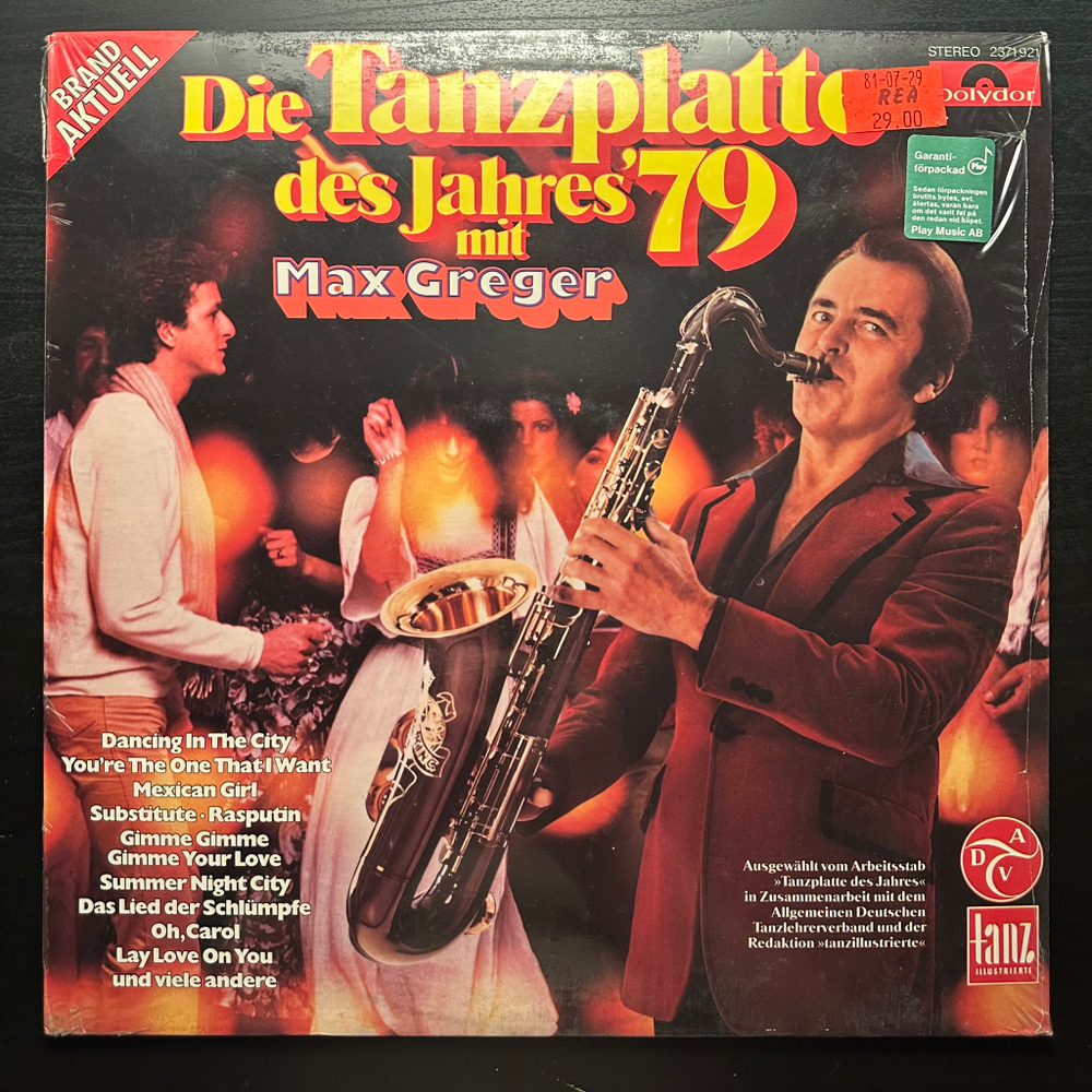 Max Greger - Die Tanzplatte Des Jahres '79 (Германия 1979г.)