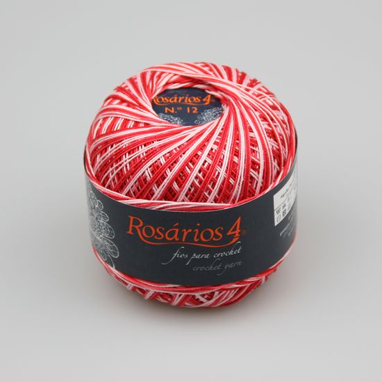 Пряжа ROSARIOS 4 Хлопок мерсеризованный принт № 12 (100% мерсеризованный хлопок)