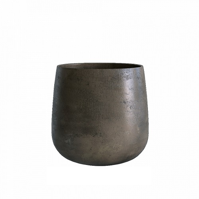 Кашпо Concretika Cone D38 H41 Brezent Grey