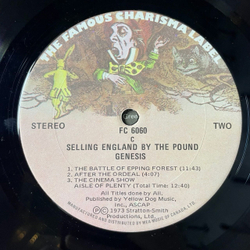 Винтажная виниловая пластинка LP Genesis Selling England By The Pound (Canada 1973)