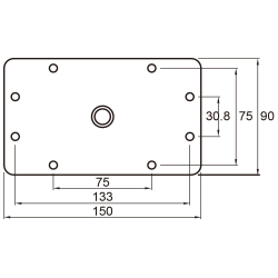 Кронштейн KUPO KS-047 5/8"(16MM) BABY RECEIVER PLATE