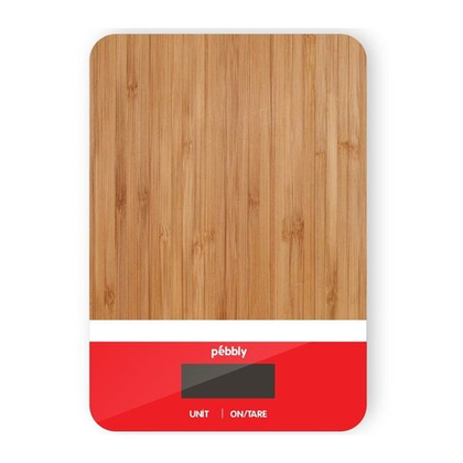 Весы Pebbly белые/красные