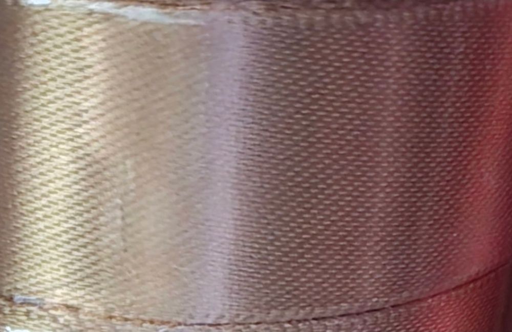 Лента атласная, ш. 5 см, бежевый