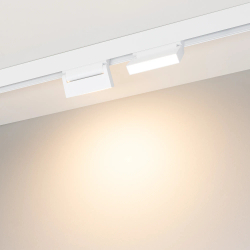 Светильник MAG-ORIENT-FLAT-FOLD-S195-6W Warm3000 (WH, 80 deg, 48V, DALI) (Arlight, IP20 Металл, 5 лет) 035855