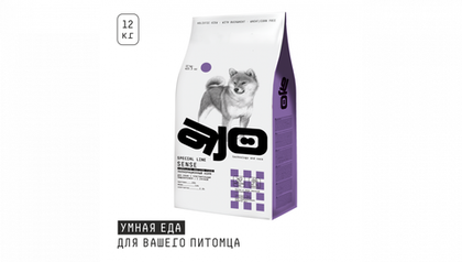 AJO (Айо) Dog Sense Сухой полнорационный корм с гречкой для собак с чувствительным пищеварением