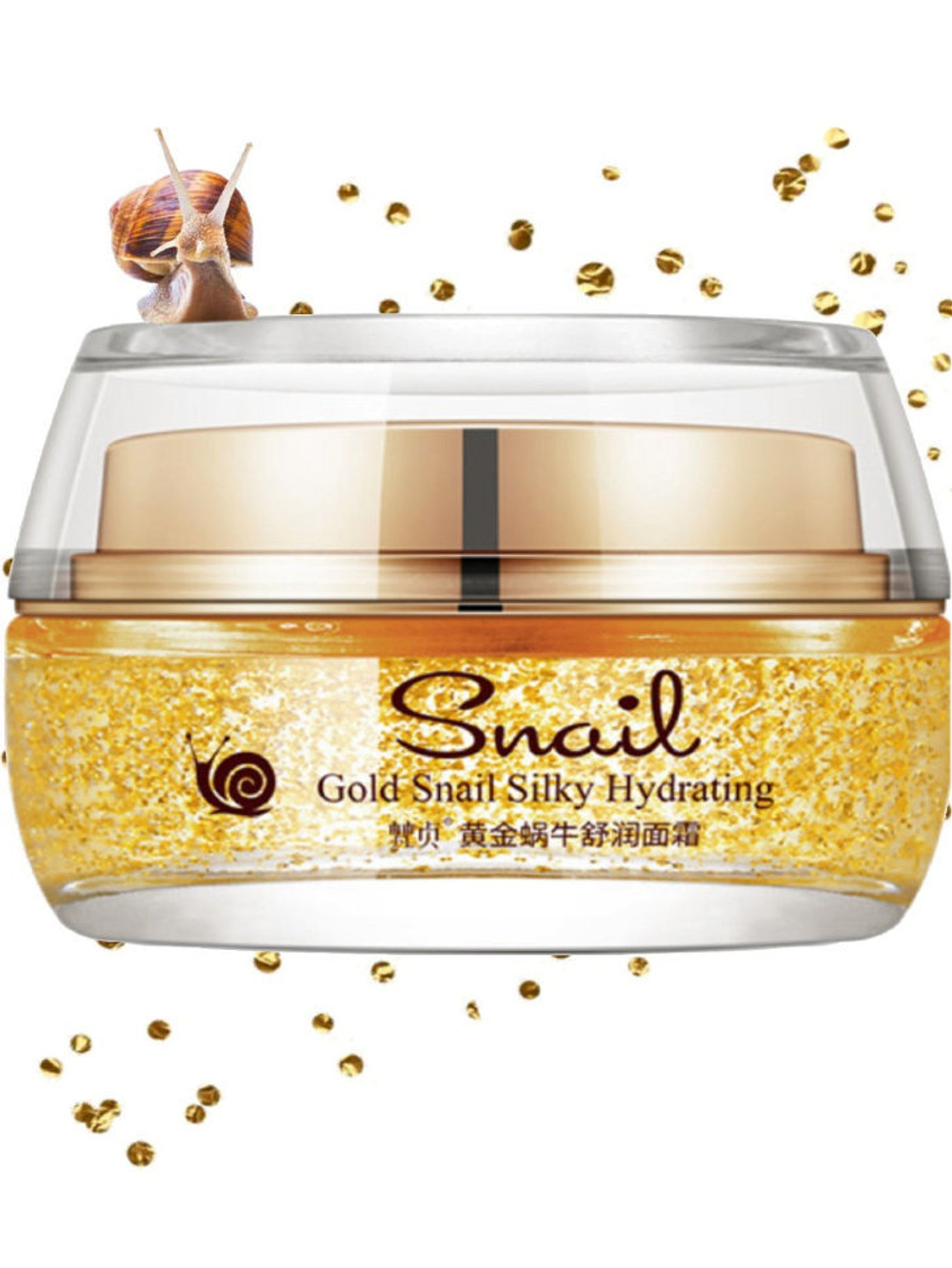 Крем-гель для лица Venzen Snail с муцином улитки и золотом омолаживающий 50 г