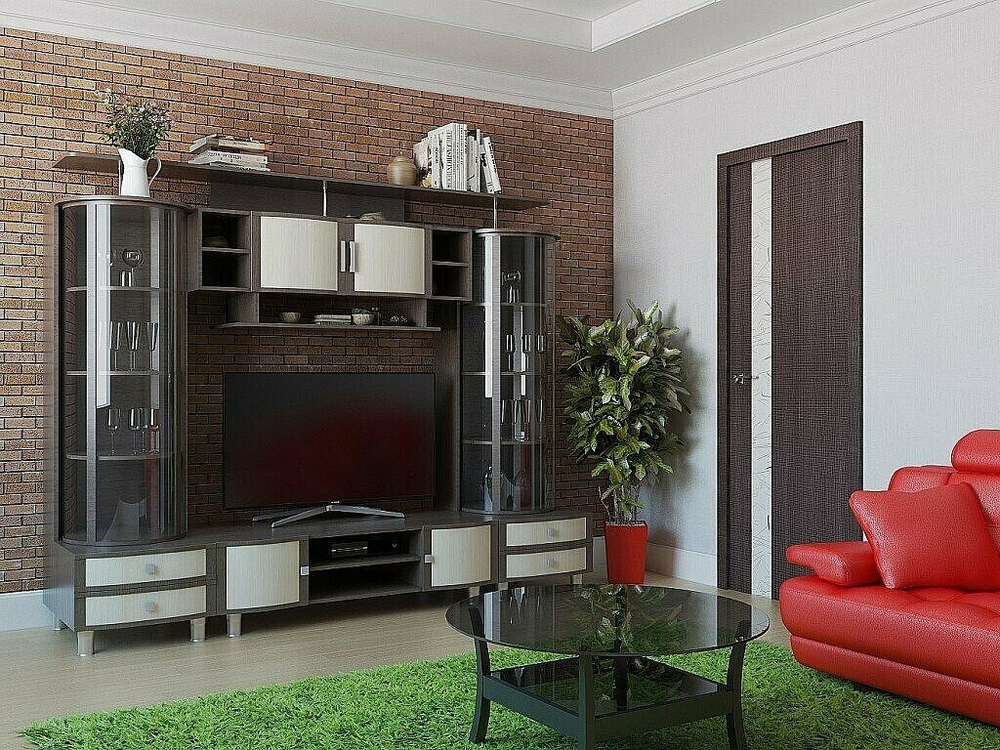 Дверь Порта-51 SA / Цвет Wenge Crosscut / Стекло Silver Art / Двери Браво