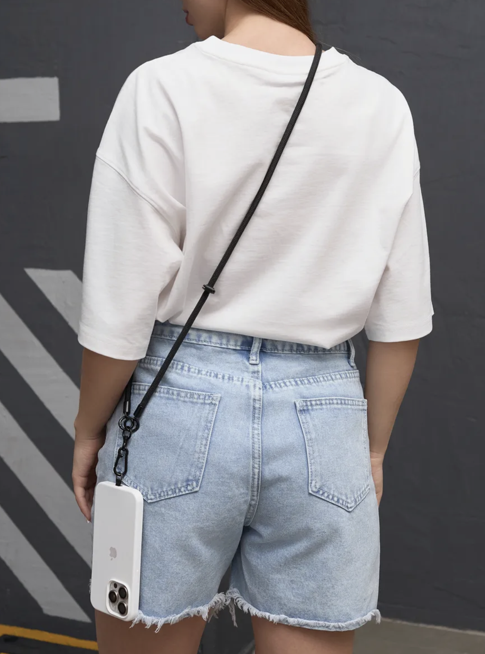 Шнурок для телефона. Амазонит и Агат