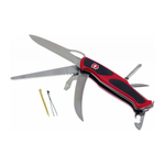 Нож перочинный Victorinox RangerGrip 58 (0.9683.MC) 130мм 12 функций красный/чёрный