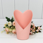 Коробка Ваза для цветов 13.5х10х22 см (Розовый)