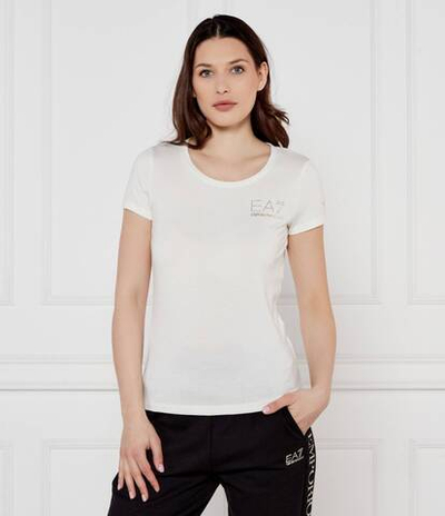 Футболка EA7 - экрю(8NTT65 TJDQZ)