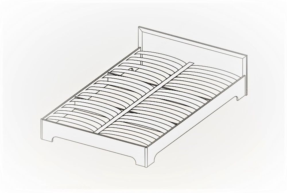 Кровать КР 1,6х2 Вояж