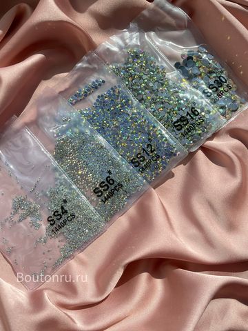 Стразы термоклеевые хамелеон (CRYSTAL AB)