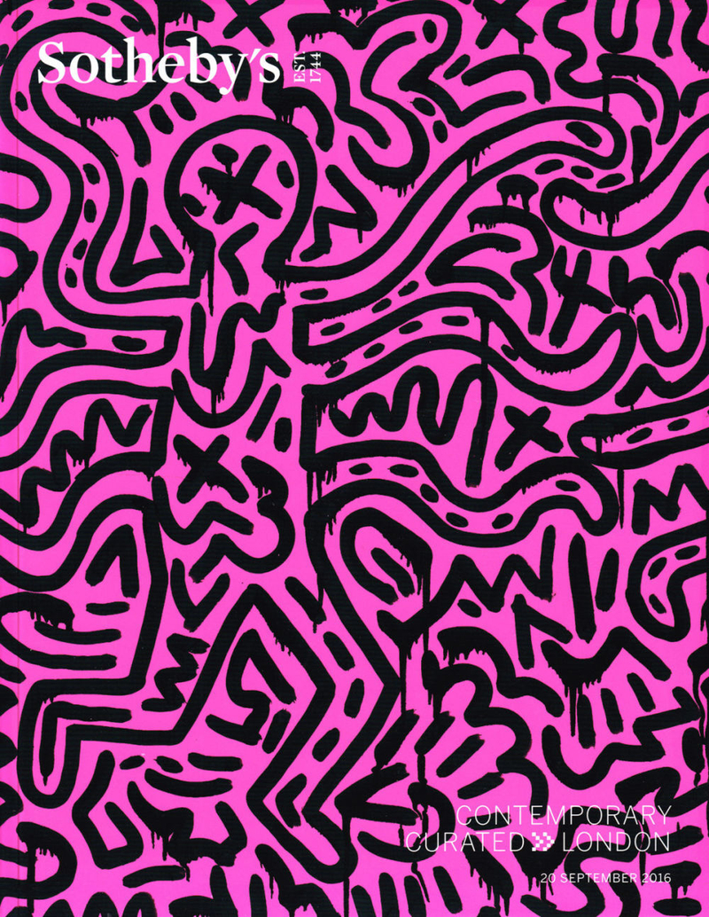 Каталог аукциона Sotheby's, Лондон, Современное искусство: выбор куратора от 20 сентября 2016 года