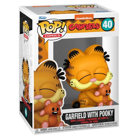 Фигурка Funko POP! Comics Garfield Garfield with Pooky (40) 80163 / Фигурка Фанко ПОП! по мотивам комиксов "Гарфилд", Гарфилд