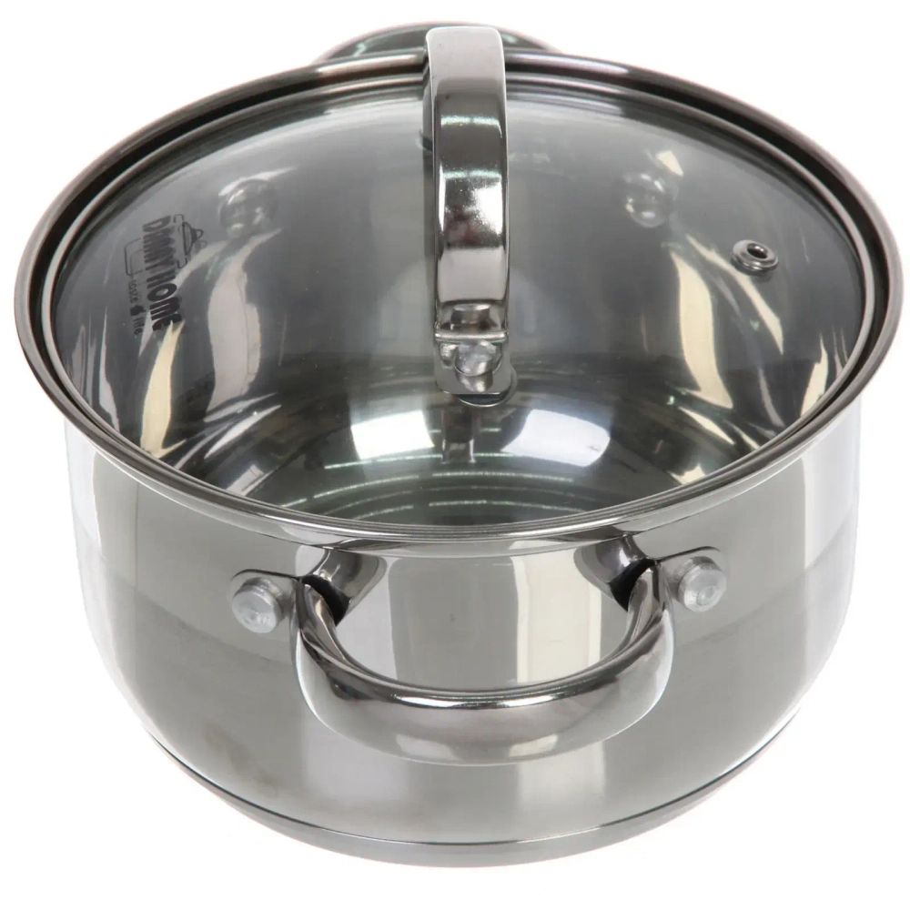 Кастрюля из нержавеющей стали MONICA 1,9л, индукция, DH14-16