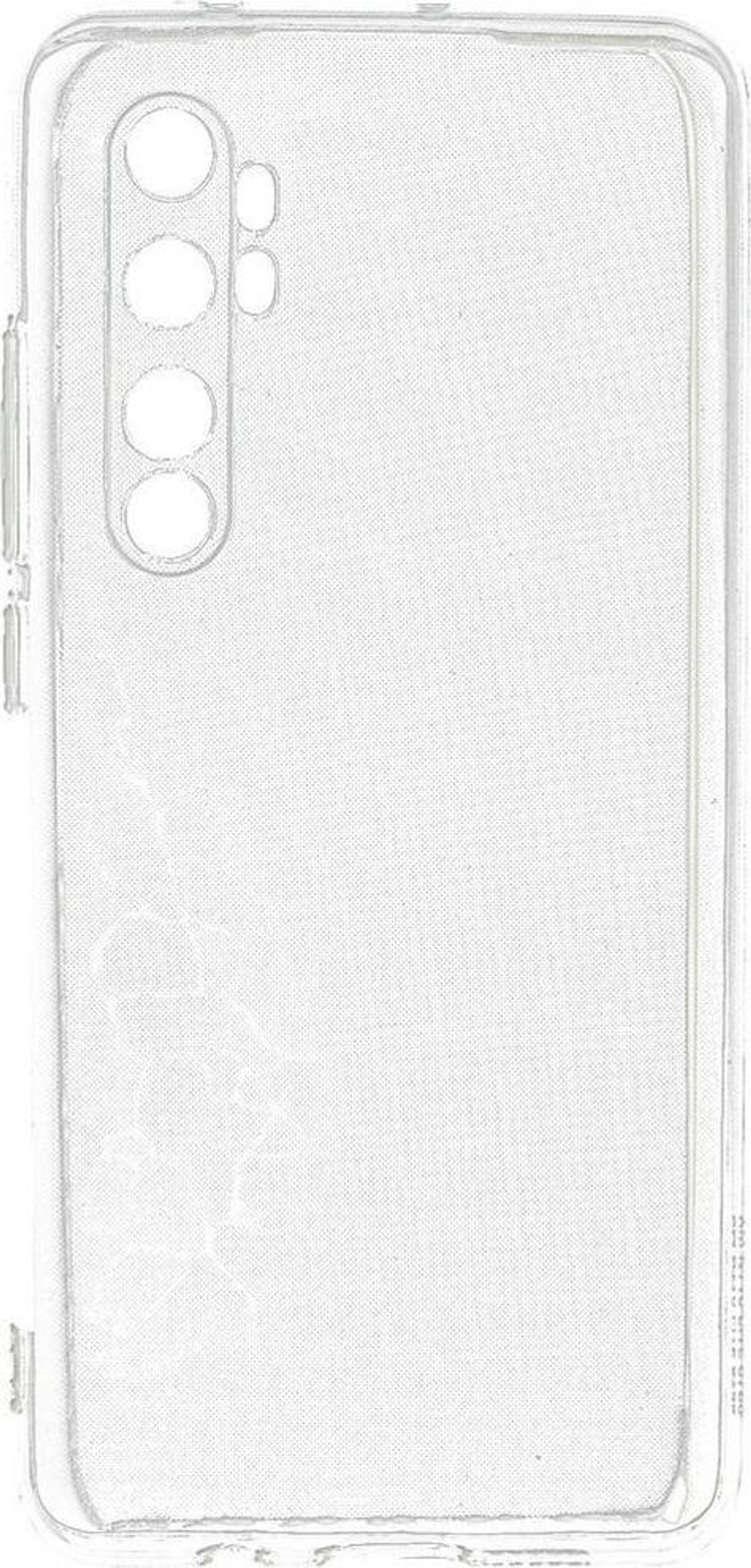 Накладкa Xiaomi Mi Note 10 Lite прозрачный Zibelino