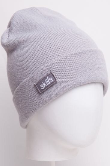 Шапка SKILLS Patch Серый Grey