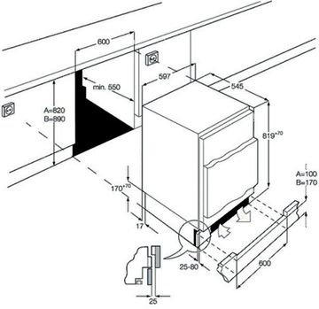 Встраиваемый холодильник Smeg UD7122CSP