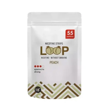 LOOP PEACH НИКОТИНОВЫЕ ПЛАСТИНКИ (12 МГ) - ПЕРСИК
