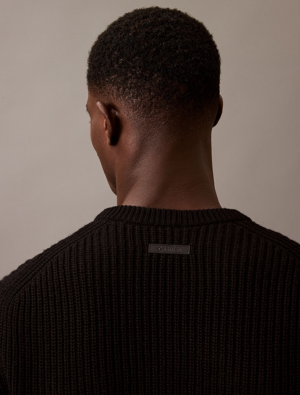 Свитер Calvin Klein Wool Rib Blend Crewneck Black