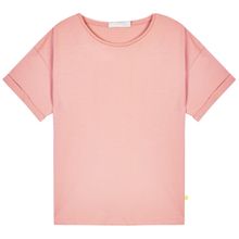 Персиковая футболка для девочки KOGANKIDS