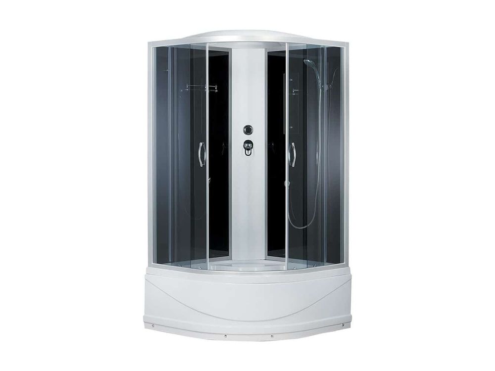 Душевая кабина ER3508TP-C4 800*800*2150 высокий (СЕРЫЙ) поддон, тонированое стекло