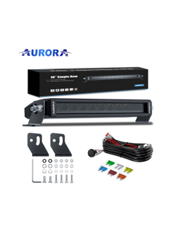 Светодиодная фара водительского света AURORA 762 мм 150W с RGB подсветкой