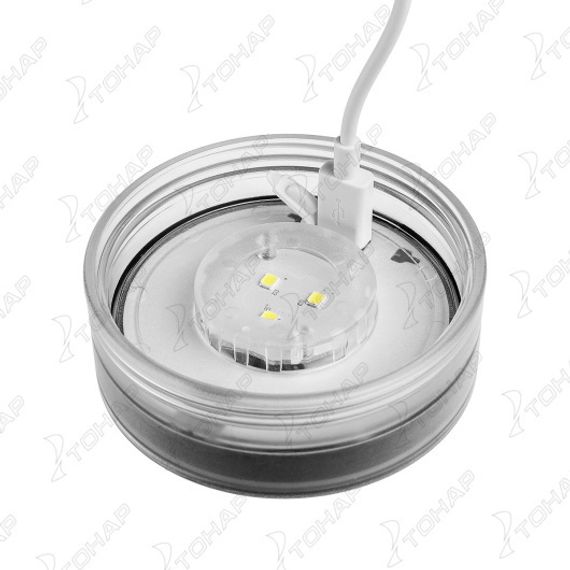 Фонарь-бутылка складной 100 LM, IPX7, солнечная батарея+USB (HS-SB-9104-0001) Helios