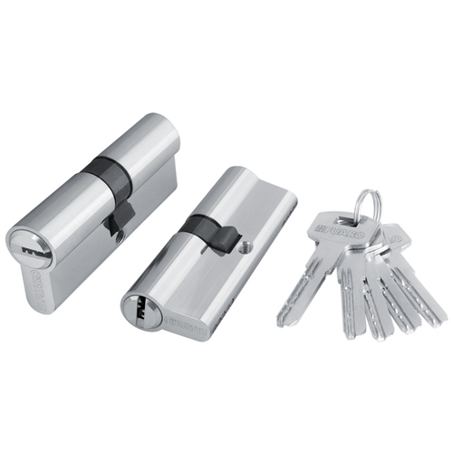 Цилиндр. механизм 2000ZAKey90 (30+10+50) CP хром 5Key