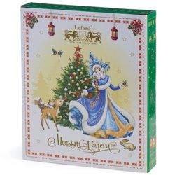 БЛЮДО-ЕЛКА LEFARD "ДЕД МОРОЗ" 25*21*4 СМ ЗЕЛЕНОЕ (КОР=8ШТ.)