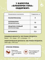 Олеопрен Гепа, 60 капс Гепатопротектор. Защита и восстановление клеток печени