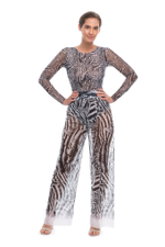 Пляжные женские брюки "Псевдозебра"