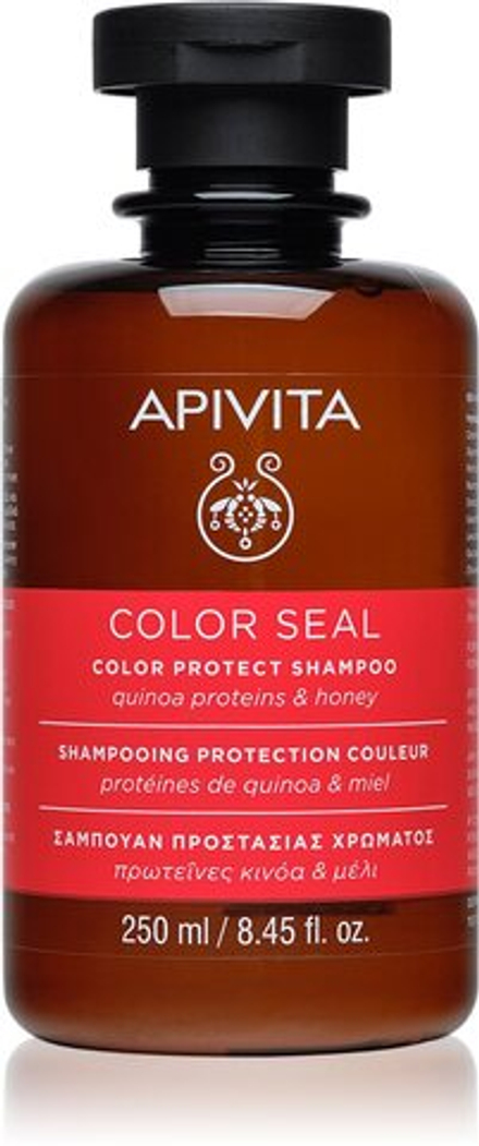 Apivita Color Seal - защитный шампунь для окрашенных волос /   250  ml  / GTIN 5201279080815