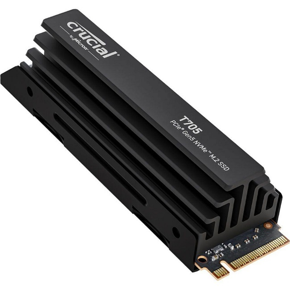 Жесткий диск SSD M.2 4Tb Crucial T705, 14100/12600MBs, 1800000 IOPS, TLC 3D NAND, 2280, PCI-E 5.0 x4 (CT4000T705SSD5)
