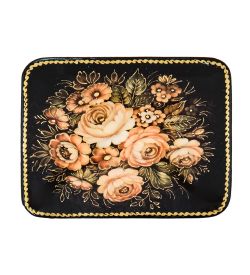 ШК-19/54-B Шкатулка в технике декупаж «Цветы» (8х6х3,5)