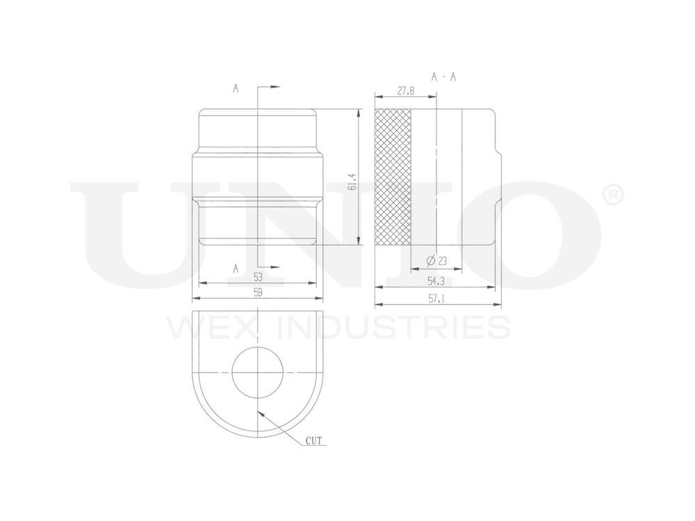 Втулка переднего стабилизатора UNIO RMP-10061