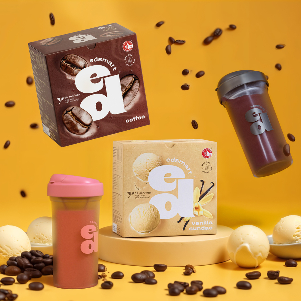 ED SMART Шейкер розовый с клапаном, 300 мл