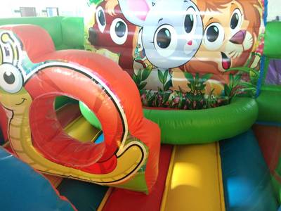 Батут "Добрые зверята", 5*5*2.8 м