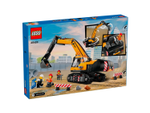 LEGO City 60420 «Жёлтый строительный экскаватор» — техника для работ на стройке