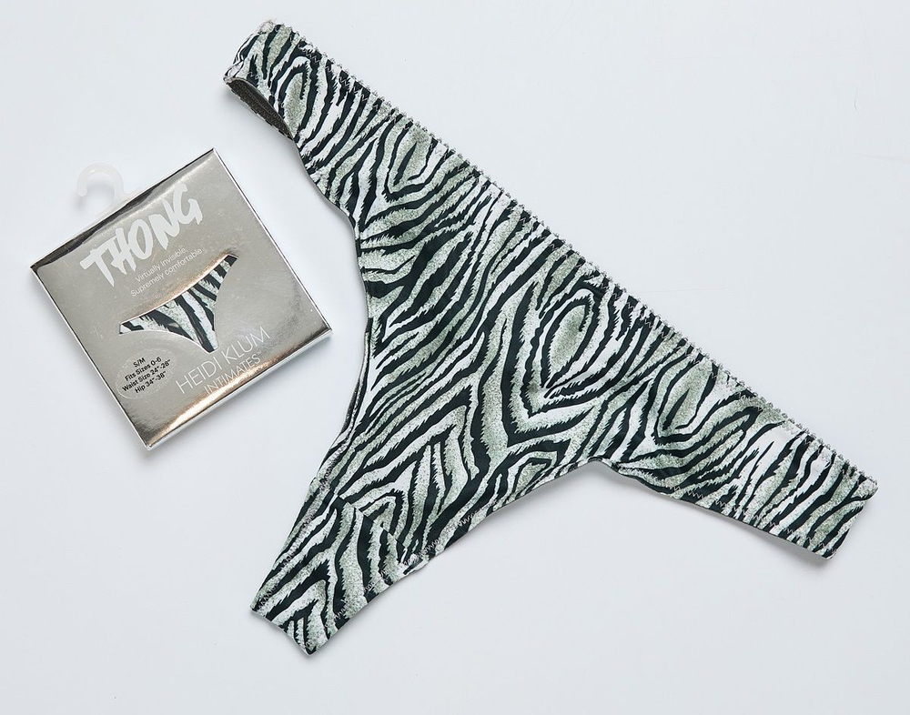 Классические трусики-стринги с тигровым принтом (Размер: M-L) (Цвет: тигровый)