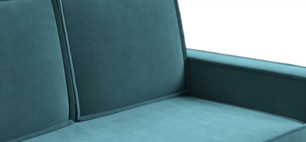 Диван Норд двухместный Велюр Монолит зеленый