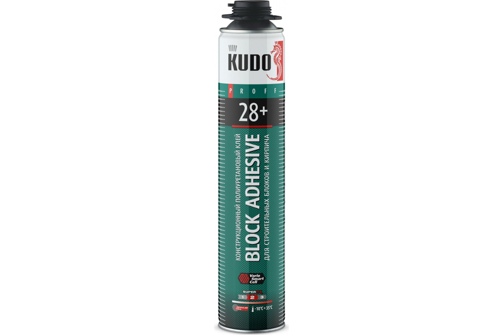 Клей полиур.профес.всесезон. для строительных блоков KUDO PROFF 28+(1000мл)