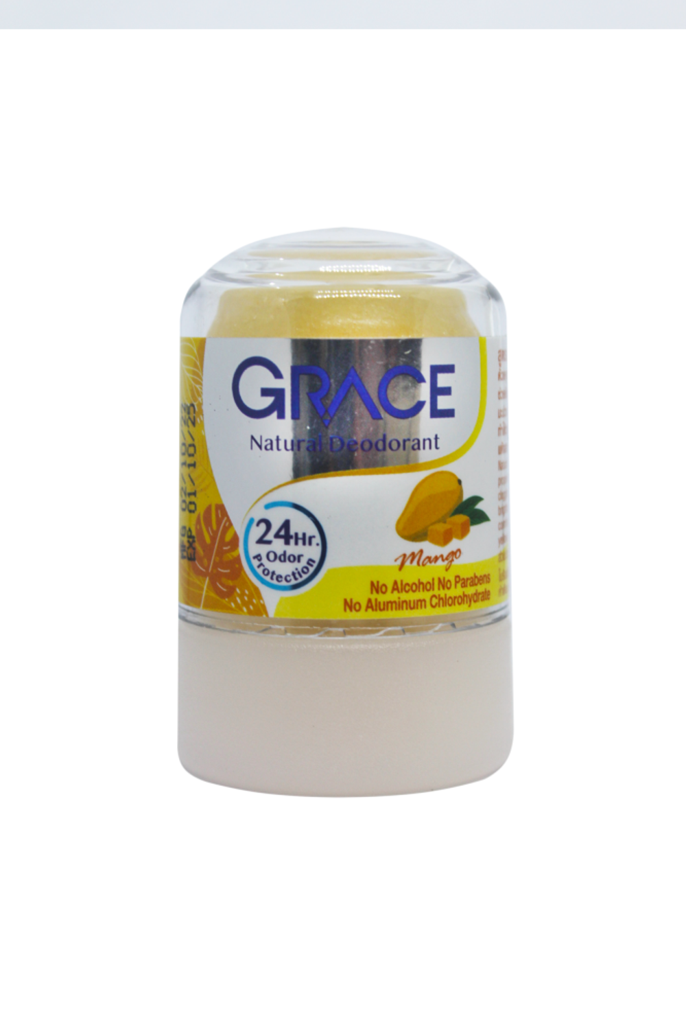 [Grace] Crystal deodorant Mango - Кристаллический натуральный антибактериальный дезодорант - Манго, 50 гр